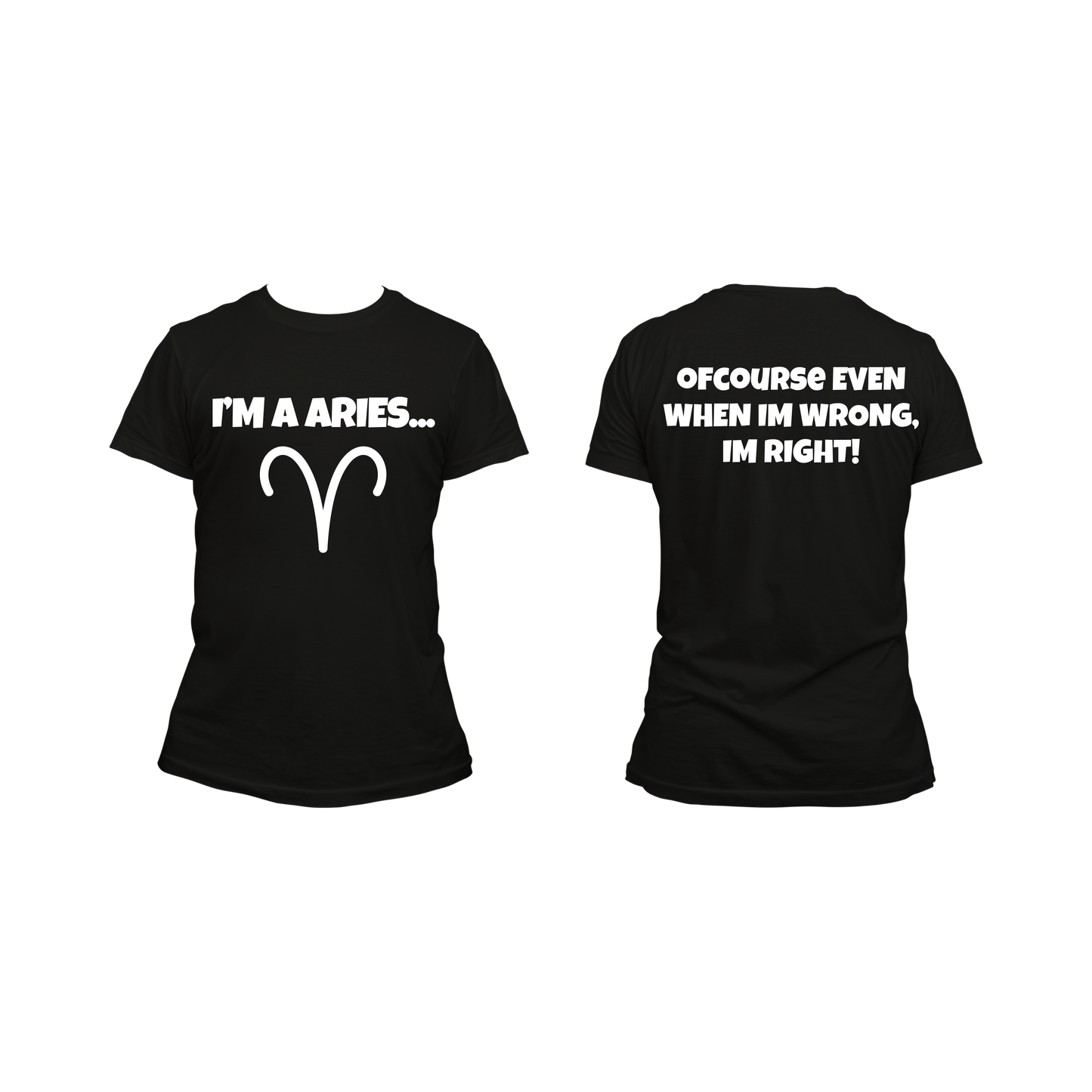 Ofcourse Tees Zodiac Edition