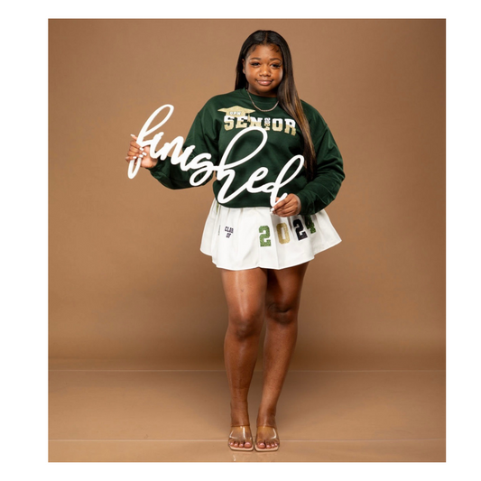Graduation SENIOR Sweater/Skirt Combo